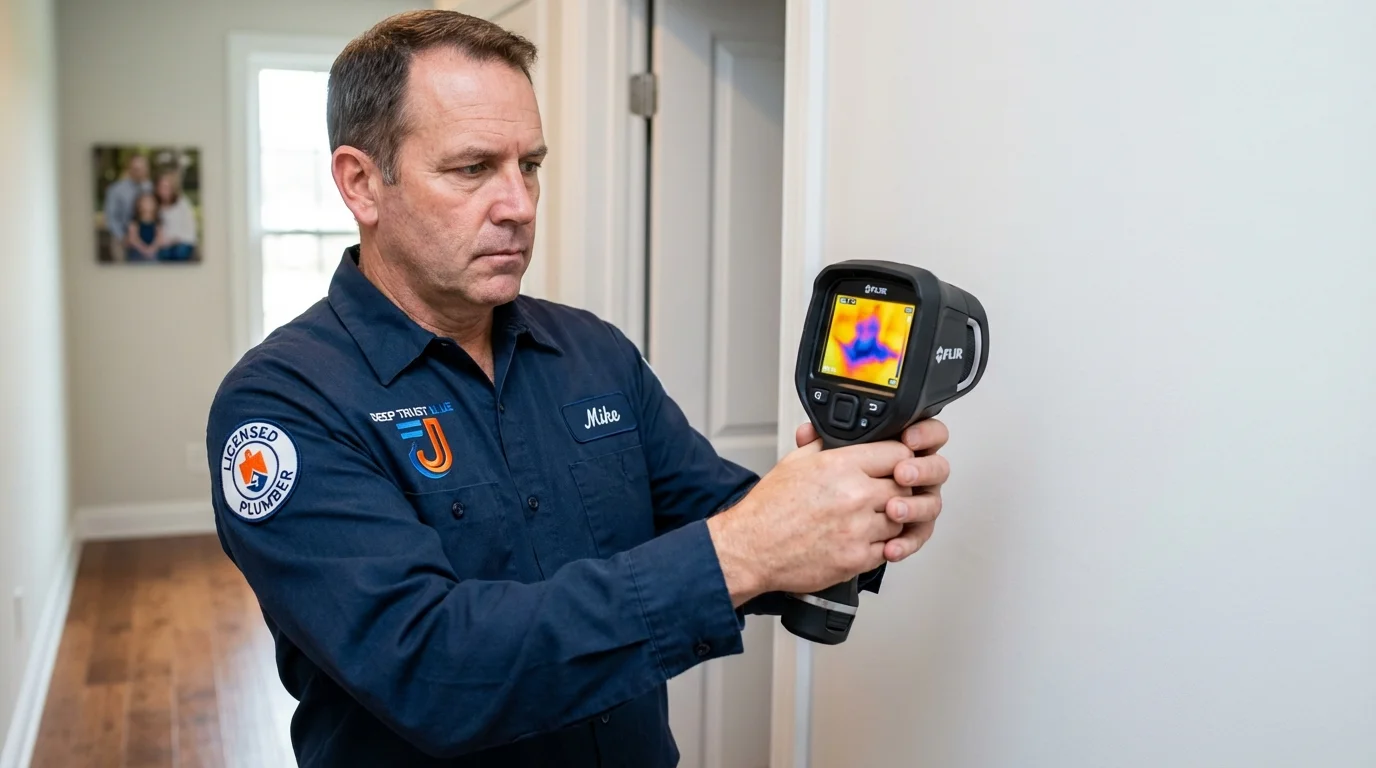 Thermal imaging leak detection by Johns Plumbing LLC in Dripping Springs